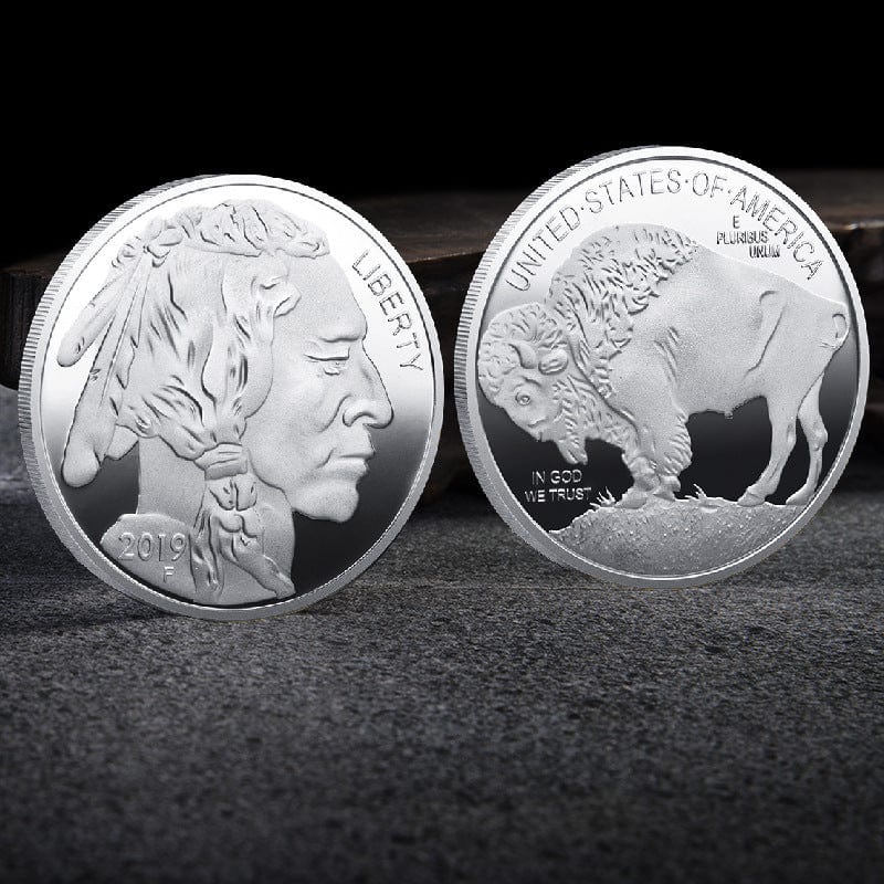 Silver Indian Buffalo Round 2019 Coin silver-indian-buffalo-round-2019-coin
