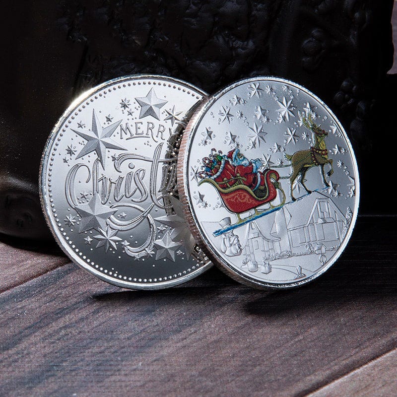 Santa Coins Bulk You Ain't Getting Shit Coin U2013 Funny Christmas Gift Naughty Coins