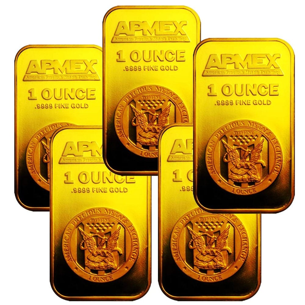 New 8 PCS APMEX Gold Bar Bullions 2024