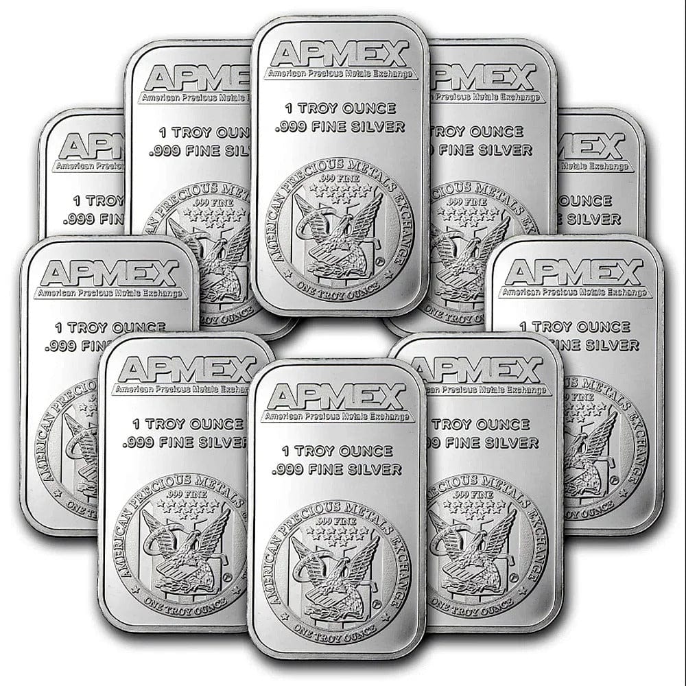 Set 20 APMEX Silver Bullion Bars 2024