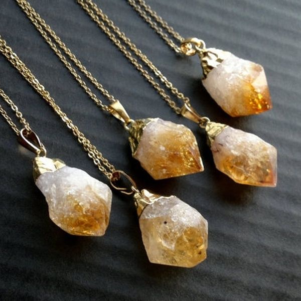 Citrine Crystal Jewelry, Rose Quartz Crystal Jewelry, Red Jasper Jewellery, Rose Quartz Jewellery,
