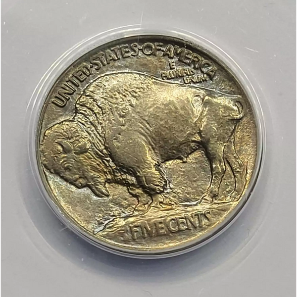 Gold Plated Buffalo Nickel, 1936 Buffalo Nickel P, 1936 P Indian Head Nickel, 2005 Buffalo Quarter,