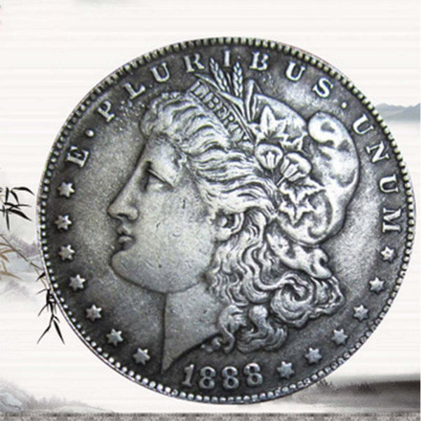 1888 Morgan Silver Dollar, 1888 Silver Dollar, 1888 Indian Head Penny,