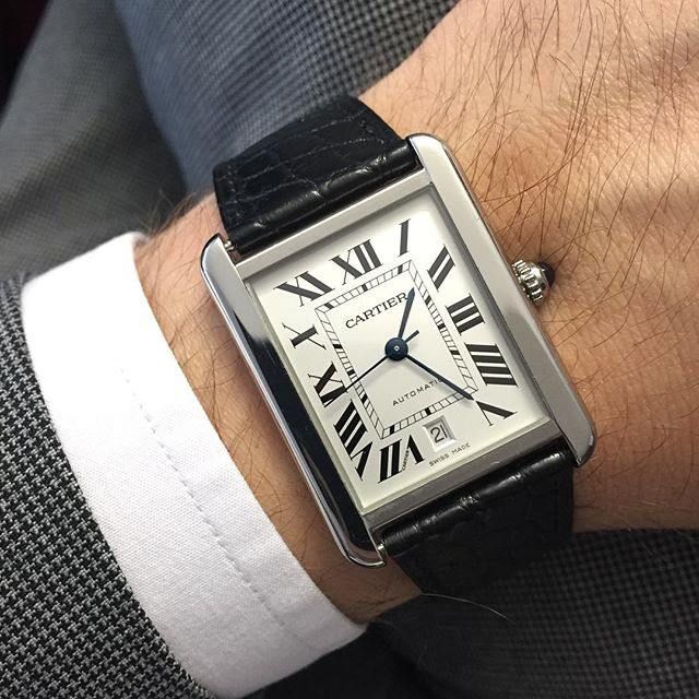 cartier tank solo watch, cartier tank louis cartier, cartier vvs,