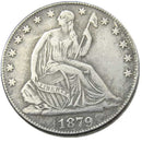 1879 Liberty coin, 1879 Seated coin, Half Dollar Coin, walking liberty half dollar, 1964 kennedy half dollar, kennedy half dollar, half dollar, susan b anthony dollar, walking liberty, bicentennial half dollar, walking liberty dollar, standing liberty half dollar,
