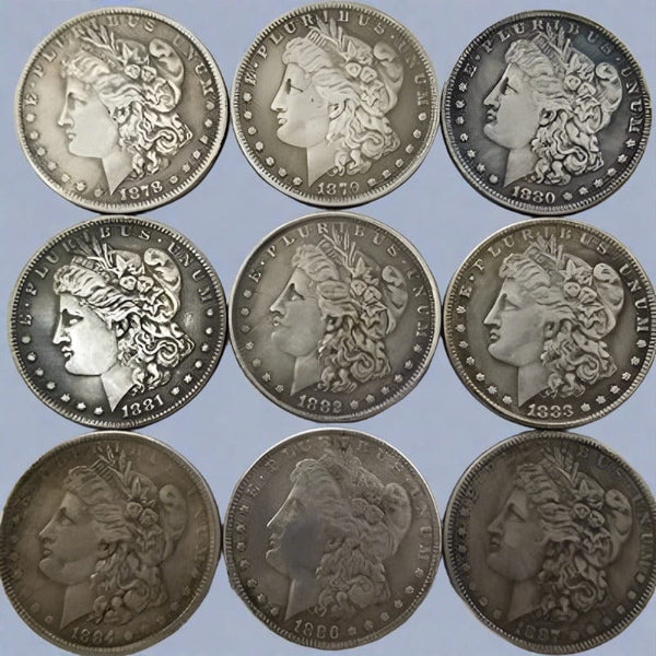 Morgan, Silver, Dollar, Coin,