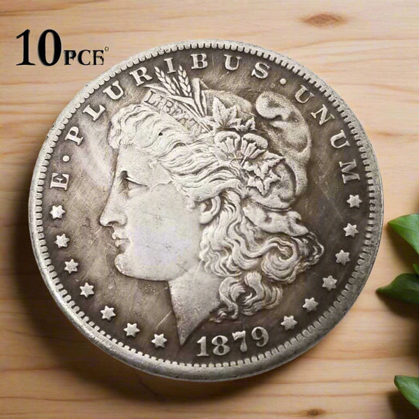 10 Pcs 1879 Morgan  Dollar Coins - CC Mint