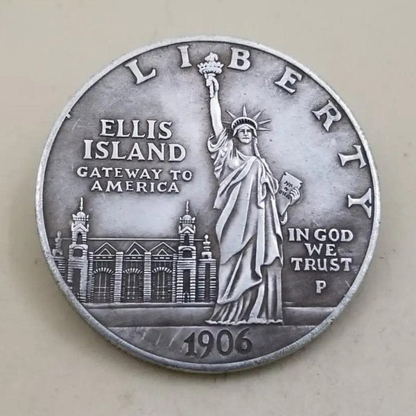 1906 coin, liberty coin, ellis silver, island silver, walking liberty half dollar, walking liberty silver dollar, mercury dime, american gold eagle 1 oz, 1922 silver dollar, liberty gold coin,