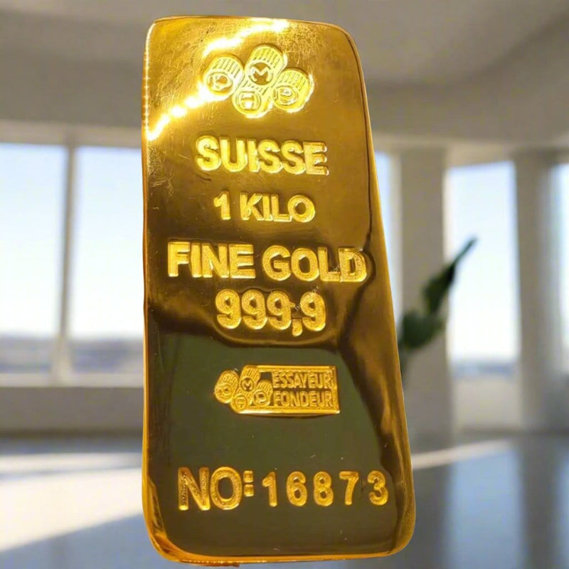 Sealed, Gold, Bullion, Bar, 1kg, Gold Bar,