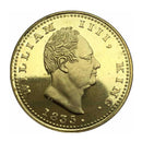 East India Company William Iiii King 1835 One Mohur  Coin