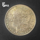 5 Pcs 1882 O Morgan  Dollar Coins