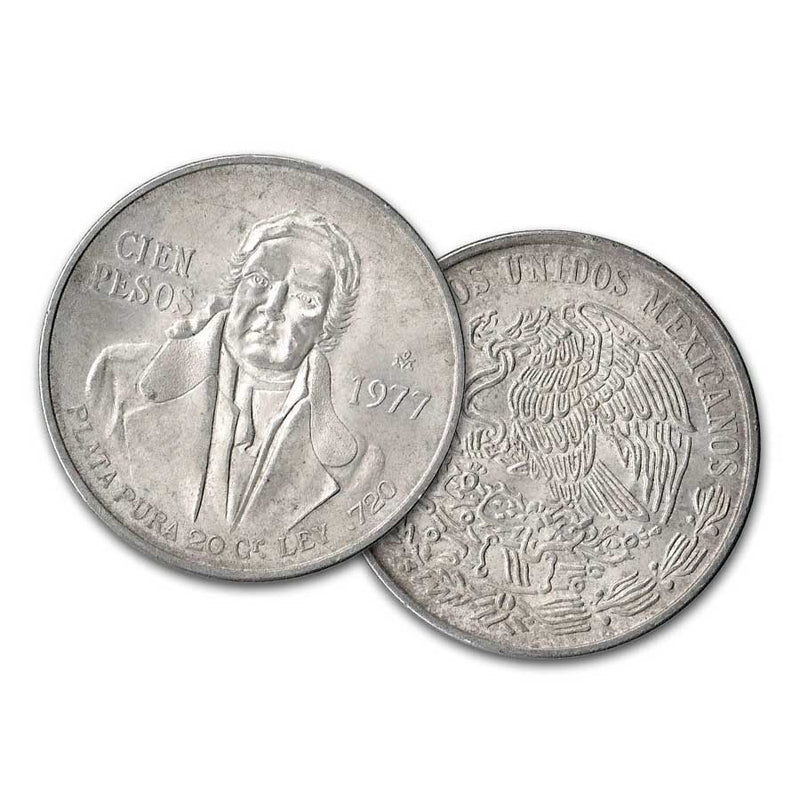 Mexico Coin,
1978 Coin,
Peso Silver,
Morelos Coin,
Low  Coin,
Mintage Coin,
Uncirculated Coin,