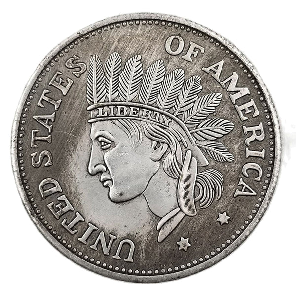 1851 Indien 1 Dollar Argent - Pièces d'argent des États-Unis