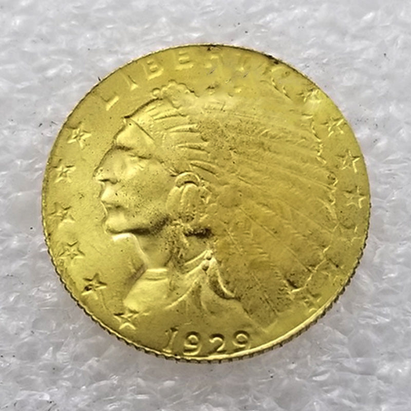 12 Pcs 1908-1929 Indian Head Quarter Eagle Gold Coins - $2.50