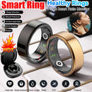 Smart Ring Military Grade Titanium Steel Shell Man Ring Health Monitoring IP68 3ATM Waterproof - Gold Ring - Ultrahumn Aiir