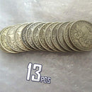 US Full Set (1878-1893) 13Pcs CC Morgan dollar  Plated Coins