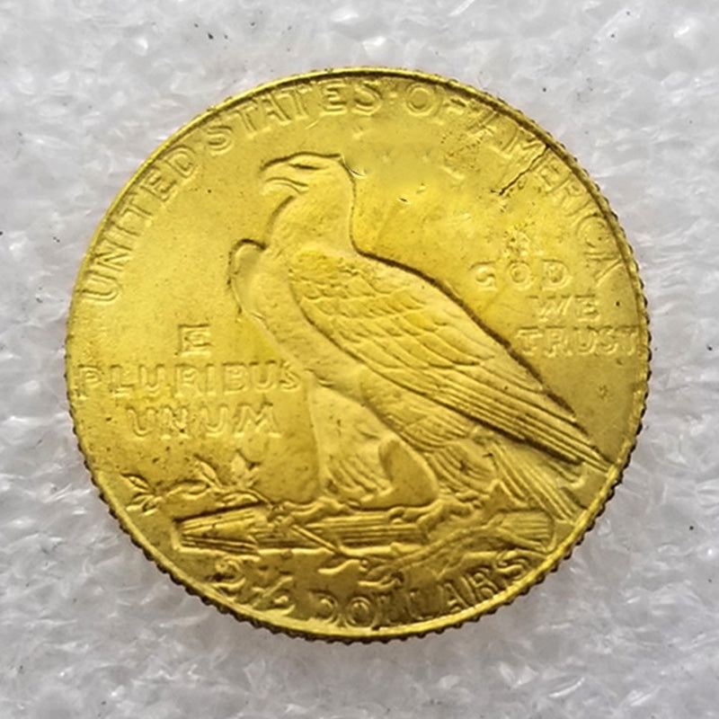 12 pièces d'or Indian Head Quarter Eagle 1908-1929 - 2,50 $