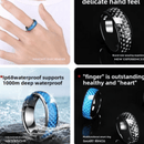 Carbon Fiber CUID smart ring T5577 NFC Access control attendance sensor card can clone the RFID Multi-function Smart Ring