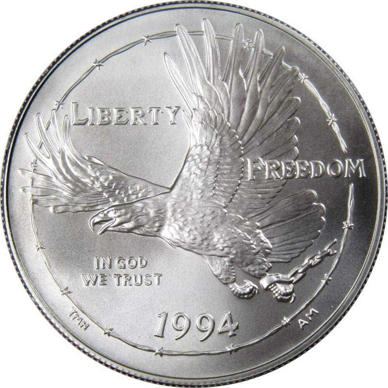 U.S. Prisoner of War - 1994 W 90%  Dollar Uncirculated $1 Coin