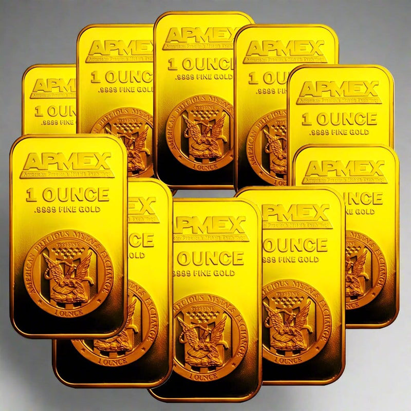 Gold Bullion Bars - Outstanding Collection of 20 APMEX