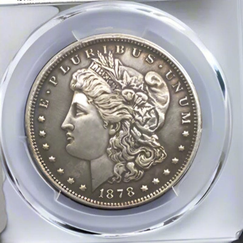 1878 Morgan  Dollar Coin - USA Old - Dollar Coin Morgan