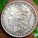 1895 USA Morgan Dollar Coin 