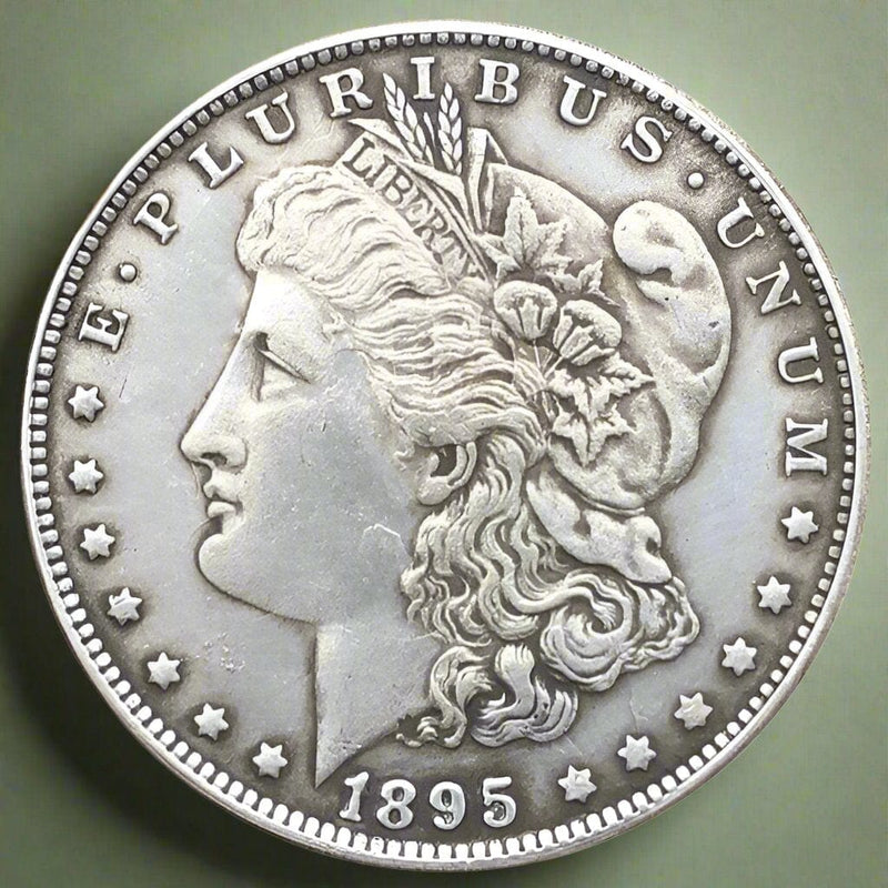 1895 USA Morgan Dollar Coin 