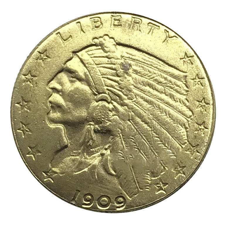 1909 Indian Head Gold Coin