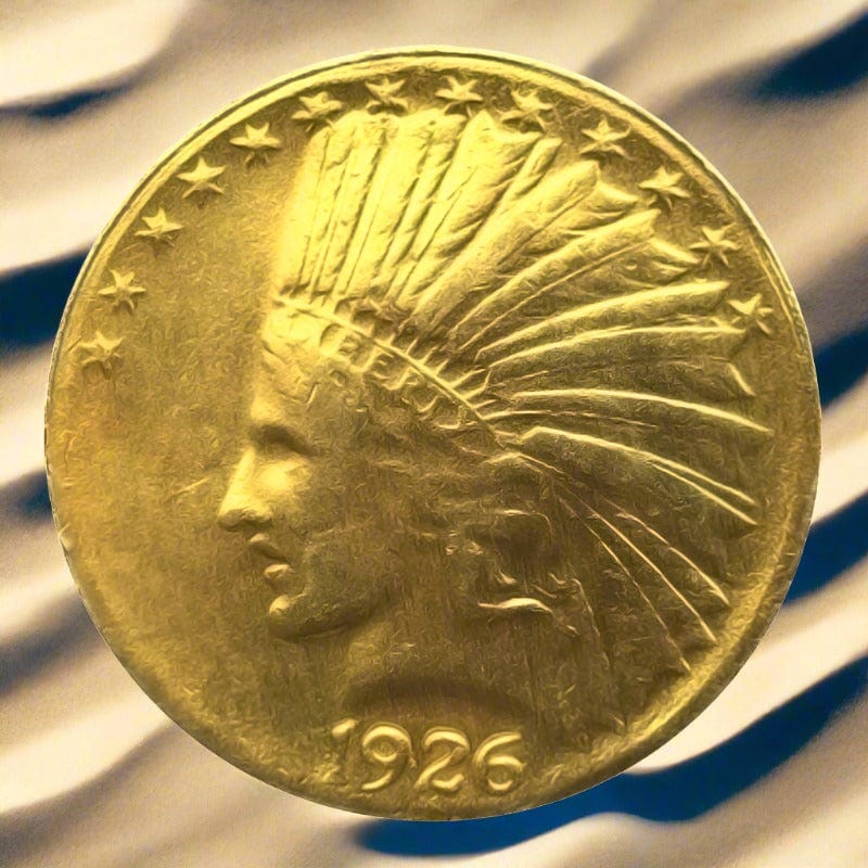 1926 GOLD Indian Eagle Coin / $10