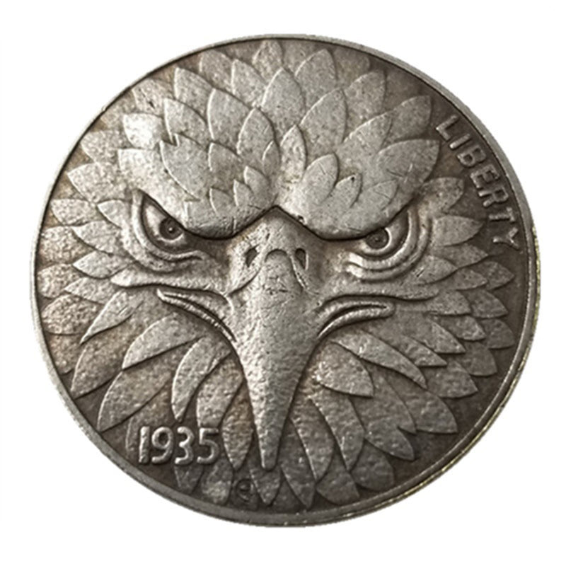 Liberty Buffalo And Eagle Pattern Coin