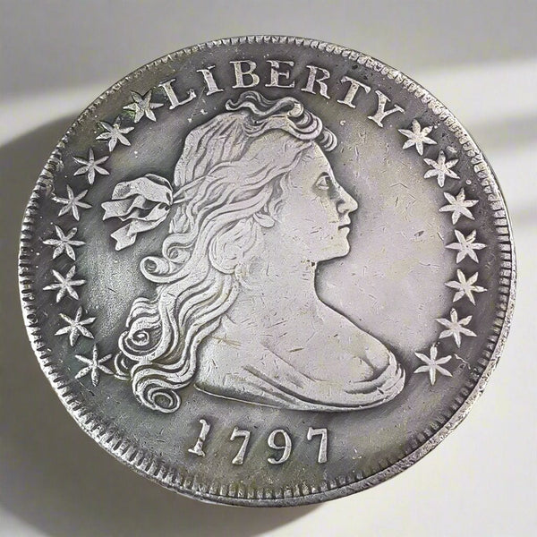 1797 Coin Liberty Silver Dollar, walking liberty half dollar, walking liberty, 1797 Coin, Liberty Silver,