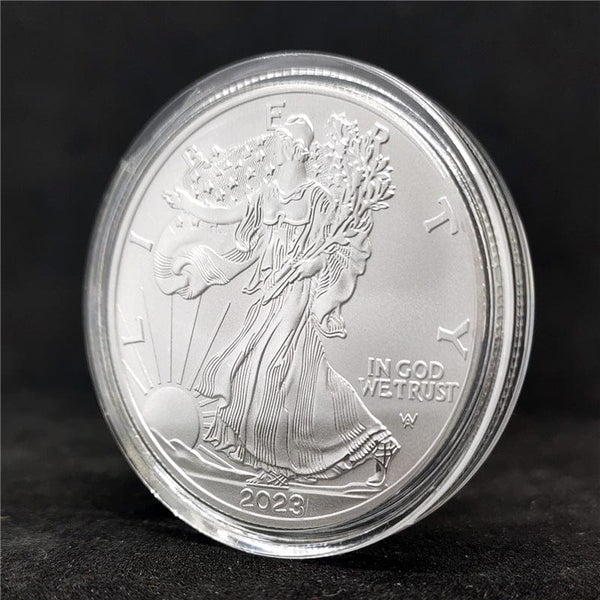 2023, Liberty, Coin, Eagle, Silver, Patriotic,