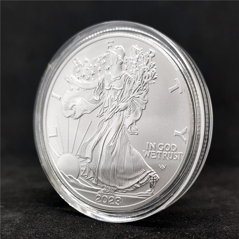 2023, Liberty, Coin, Eagle, Silver, Patriotic,