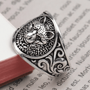 Wolf Ring, mens wolf ring, silver lion ring, wolf mens ring, mens rings wolf, wolf ear rings, wolf and badger rings,