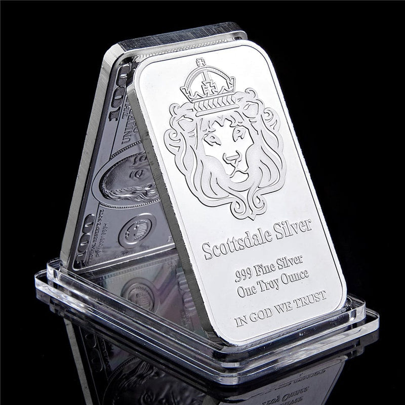 Scottsdale Silver 999, Bar Bullion, 999 Fine Silver Bar, moneymetals Silver Bar, walmart Silver Bar, wish Silver Bar,