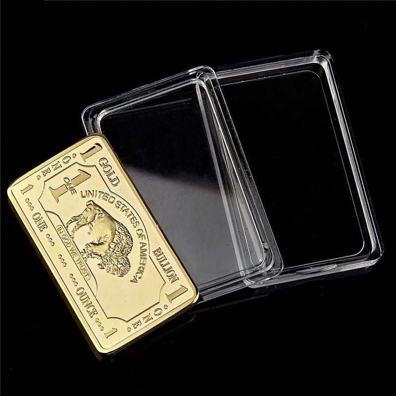 Sell 24k Gold Plated United States 10 Gram 100 Mills Gold Buffalo Bar