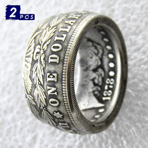 1878 US Morgan Dollar, Coin Ring Handmade, roberto coin love in verona ring, homemade earrings, silver sovereign ring, silver dollar ring, handmade unique wedding rings, handmade mens rings, hand made wedding rings,