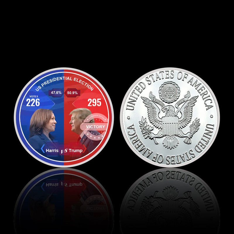 Donald Trump Victory Coin – 47th US President  Plated Challenge Coin!