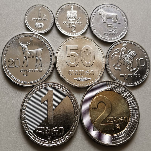 Georgia Coin, Republic Of Georgia Coin, Georgia Silver, Asia Coin, Asian 100 Coin, Asian Coins 5, Coinfest Asia,