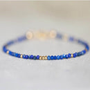 Lapis Lazuli Bracelet, Custom Birthstone Bracelet, Lapis Lazuli Jewelry, Crystal Bracelet