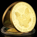 35th President of The United States -  kennedy half dollar Plated Souvenirs and Gifts Liberty Commemorative Coin