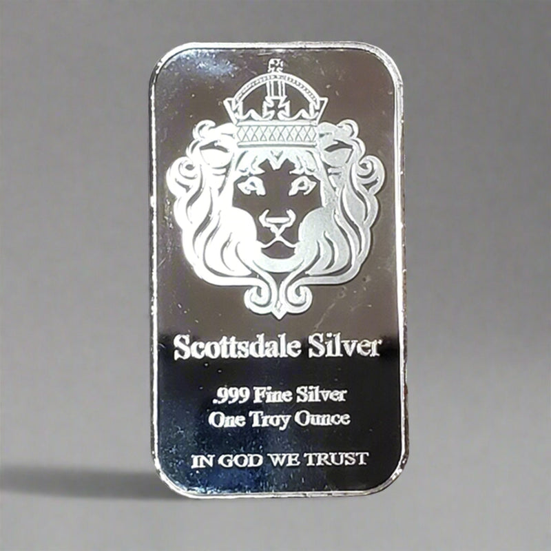 Scottsdale Silver 999 Lingot d'argent fin - Une once troy 1 lingot