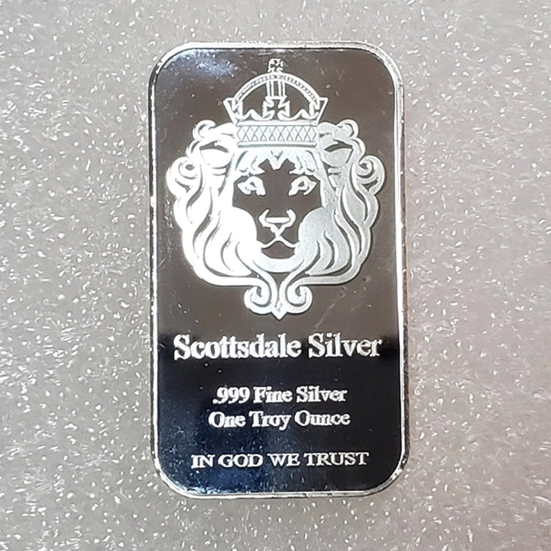 Scottsdale Silver 999 Lingot d'argent fin - Une once troy 1 lingot