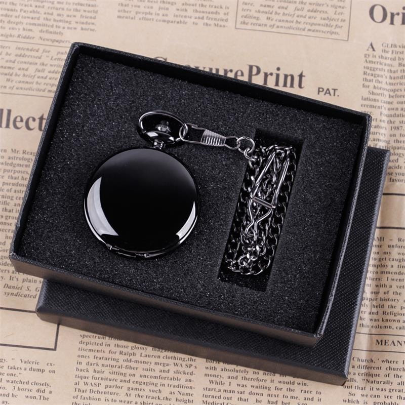 Luxury, Gold, Quartz, Pocket, Watch, Box, Family, Fashion, Casual, Necklace, Pendant,