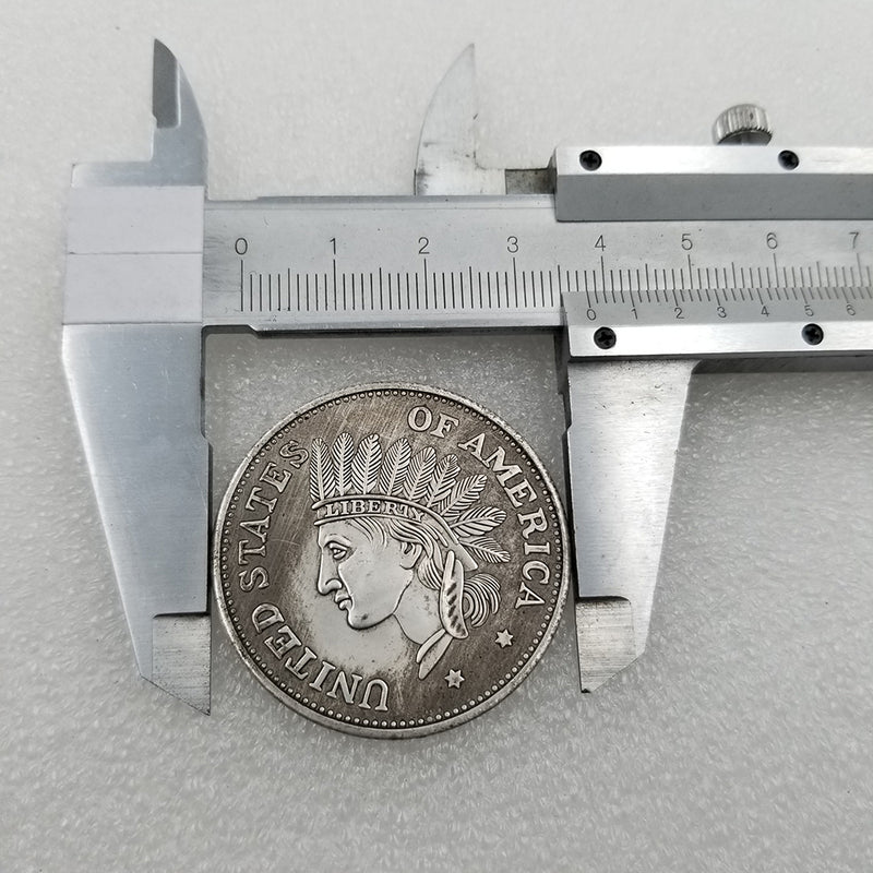 1851 Indian 1 Dollar Silver - USA Silver Coins