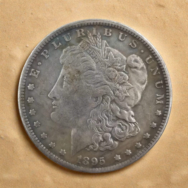 1895 O, Morgan, Silver, Dollar, Coin,