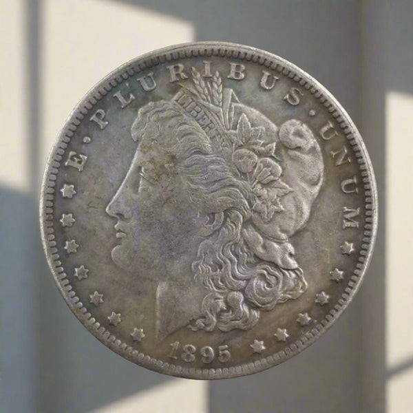 1895 O, Morgan, Silver, Dollar, Coin,