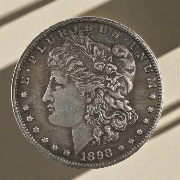 Dólar de plata Morgan de 1898 CC