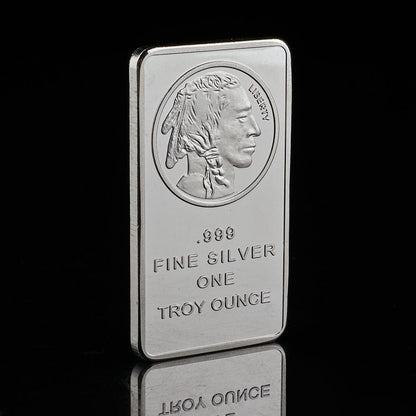 American Liberty Indian Bar - Fine Silver Bullion, In God We Trust