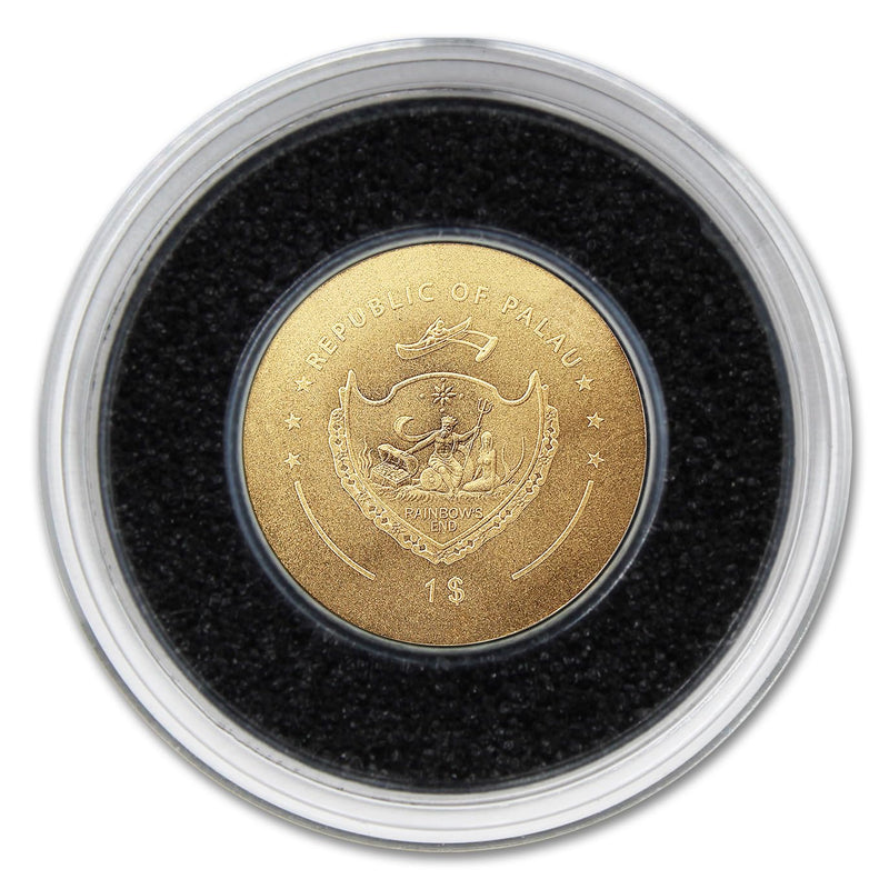 Palau Gold, Soccer Coin, soccer referee coin, referee coin soccer, mls coin, golf coin marker, coin soccer, coin ball, ball marker coin, golf ball marker coin, golf marker coin,